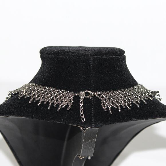 Handmade Turkish Silver Fine Beaded Necklace - Picture 5 of 5